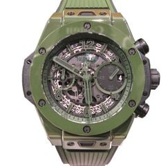 HUBLOT(ウブロ)/ビック・バン ウニコ/441.GX.5210.RX/ダークグリーン/セラミック/2025.1月(国内)/未使用/ラバー/付属品完品/X-010（銀座店）