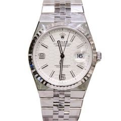 ROLEX (ロレックス) ランドドゥエラー 腕時計 127234 ホワイト ハニカムモチーフ SS/WG フラットジュビリー 未調整 付属品完品 未使用 X-015 銀座店