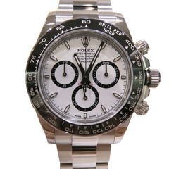 ROLEX (ロレックス) コスモグラフデイトナ 腕時計 126500LN ホワイト SS オイスター 未調整 付属品完品(2025/6) 新品同様 W-084 銀座店