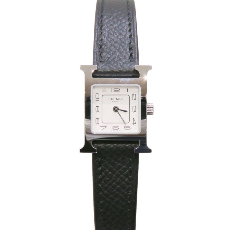 極美品 エルメス Hウォッチ ミニHH1.110 付属品付完品 HH1.110