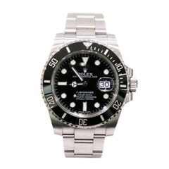 ROLEX (ロレックス) サブマリーナーデイト 腕時計 116610LN ブラック SS オイスター 付属品完品 中古 W-076 銀座店
