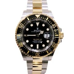 ROLEX (ロレックス) シードゥエラー 腕時計 126603 ブラック SS/YG オイスター 付属品完品 未使用 W-091 銀座店