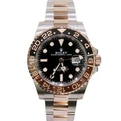 ROLEX (ロレックス) GMTマスター 腕時計 126711CHNR ブラック SS/ERG オイスター 未調整 付属品完品 未使用 W-143 銀座店