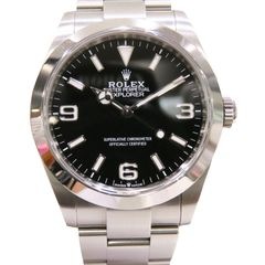 ROLEX (ロレックス) エクスプローラー/腕時計/224270/ブラック/ SS/オイスター/2024年8月/３コマ調整/ランクA/W-101/銀座店