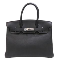 HERMES (エルメス) バーキン30 ハンドバッグ ブラック(シルバー金具) トゴ □E刻印 ランクA T176 銀座店