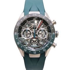 TAG HEUER (タグホイヤー) カレラ クロノグラフ エクストリームスポーツ 腕時計 CBU2084.FT6297 スケルトン チタン ラバー 替えベルト(チタン)付 付属品完品 中古美品 X-