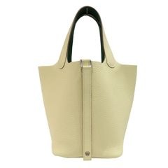 HERMES (エルメス) ピコタンロック エクラ PM ハンドバック ジョーヌミルトン/ヴェールヴェルティゴ(シルバー金具) トリヨン/スイフト W刻印 未使用 R182 銀座店