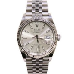 ROLEX (ロレックス) デイトジャスト36 腕時計 126234 シルバー SS/WG ジュビリー 付属品完品 中古 W-122 銀座店