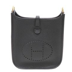 HERMES (エルメス) エヴリンTPM ショルダーバッグ ブラック(ゴールド金具) トリヨン K刻印 未使用 U6 銀座店