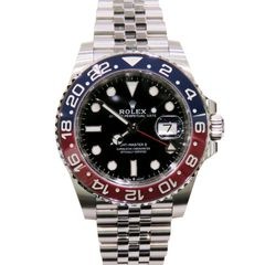 ROLEX (ロレックス) GMTマスター 腕時計 126710BLRO ブラック SS ジュビリー 未調整 付属品完品 未使用 W-149 銀座店