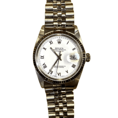 ROLEX(ロレックス) デイトジャスト 16014 ローマンホワイト R番(1987年〜1988年) 箱有 中古品 UH-13 (上野店)