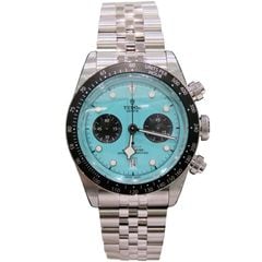 TUDOR (チューダー) ブラックベイ クロノ 腕時計 79360N ターコイズ SS 未調整 付属品完品 未使用 X-126 銀座店