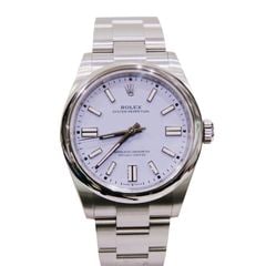 ROLEX (ロレックス) オイスターパーペチュアル41 腕時計 134300 ラベンダー SS オイスター 付属品完品 未使用 X-021 銀座店