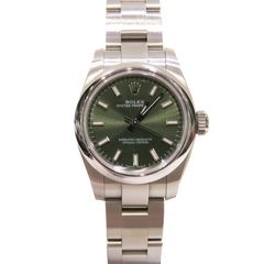 ROLEX (ロレックス) オイスターパーペチュアル26 腕時計 176200 オリーブグリーン SS オイスター ランクA W-206 銀座店