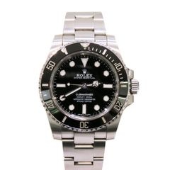 ROLEX (ロレックス) サブマリーナーノンデイト 腕時計 114060 ブラック SS オイスター 未調整 付属品完品 中古 X-122 銀座店