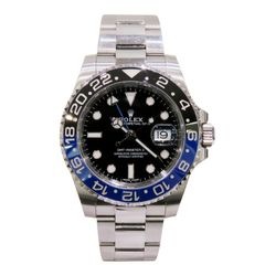 ROLEX (ロレックス) GMTマスター 腕時計 116710BLNR ブラック SS オイスター 付属品完品 中古美品 W-220 銀座店
