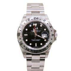 ROLEX (ロレックス) エクスプローラー 腕時計 16570 ブラック SS オイスター 未調整 付属品完品 未使用 W-223 銀座店