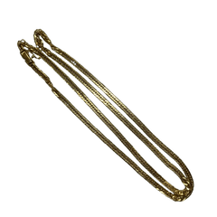 喜平　６面ダブル　K18　60cm　25.2g　箱付き　AE-209（中野店）