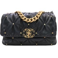 CHANEL (シャネル) CHANEL19 フラップチェーン ショルダーバッグ ブラック ラムスキン ランクA U104 銀座店