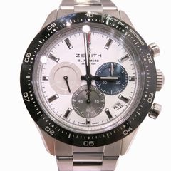 ZENITH (ゼニス) クロノマスタースポーツ 03.3100.3600/69.M3100 ホワイト ランクA 銀座店 W-231