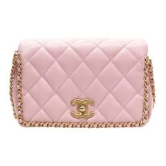 CHANEL(シャネル) マトラッセ スモールフラップ チェーンショルダー AS3467 ピンク/G金具 キャビアスキン ランクA U100 銀座店