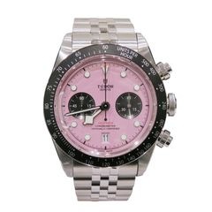 TUDOR (チューダー) ブラックベイ クロノ 腕時計 79360N ピンク SS 付属品完品 未使用 W-253 銀座店