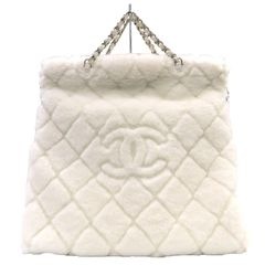 CHANEL (シャネル) ココネージュ バックパック AS4278 ホワイト(シルバー金具) ムートンファー ランクA U99 銀座店