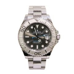 ROLEX (ロレックス) ヨットマスター37 腕時計 268622 スレート SS/プラチナ オイスター 付属品完品 中古 W-251 銀座店