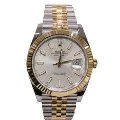 ROLEX (ロレックス) デイトジャスト41 腕時計 126333 シルバー SS/YG ジュビリー 付属品完品 新品同様 W-254 銀座店