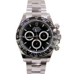 ROLEX (ロレックス) コスモグラフデイトナ 腕時計 126500LN ブラック SS オイスター 未調整 付属品完品 新品同様 X-008 銀座店