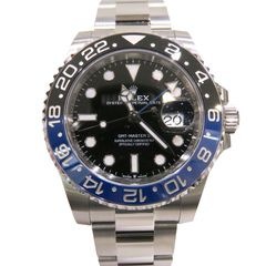 ROLEX (ロレックス) GMTマスター 腕時計 126710BLNR ブラック SS オイスター 未調整 付属品完品 未使用 X-011 銀座店