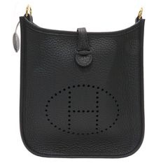 HERMES (エルメス) エヴリンTPM ショルダーバッグ ブラック(ゴールド金具) トリヨン K刻印 未使用 U137 銀座店