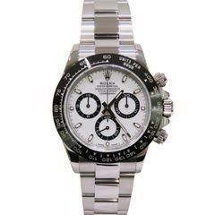ROLEX (ロレックス) コスモグラフデイトナ 腕時計 116500LN ホワイト SS オイスター 未調整 付属品完品 新品同様 X-067 銀座店