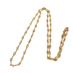 CHROME HEARTS (クロムハーツ) ツイストチェーンネックレス 22K ランクA V7 銀座店