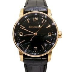 AUDEMARS PIGUET (オーデマ・ピゲ) CODE11.59 ブティック限定 腕時計 15210OR.OO.A002CR.01 ブラックラッカー PG/レザー レザーベルト2本付属 付属品完