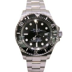 ROLEX (ロレックス) シードゥエラー ディープシー 腕時計 116660 ブラック SS オイスター 未調整 中古美品 付属品完品 X-084 銀座店