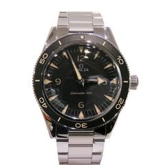 OMEGA (オメガ) シーマスター300 腕時計 234.30.41.21.01.001 ブラック SS 付属品完品 中古美品 X-089 銀座店