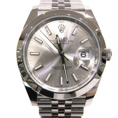 ROLEX (ロレックス) デイトジャスト41 腕時計 12600 シルバー ２コマ調整 付属品完品 未使用 X-091 銀座店