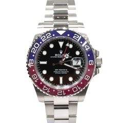 ROLEX (ロレックス) GMTマスター 腕時計 126710BLRO ブラック SS オイスター 新品同様 コマ未調整 付属品完品 X-118 銀座店