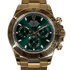ROLEX (ロレックス) コスモグラフデイトナ  116508 K18YG×グリーン文字盤 保護シール付き 中古品　完品AE-266（中野店）