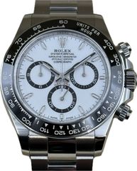 ROLEX (����å���) �����⥰��եǥ��ȥ� �ӻ��� 126500LN �ۥ磻�� SS ���������� ��°�ʴ��� ����Ʊ�� ���ض�Ź ST-790