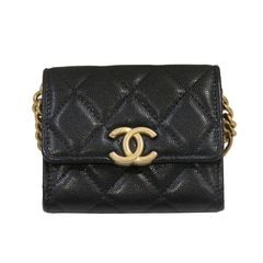 CHANEL (����ͥ�) �ߥ˥������� ��������������å� ���������Хå� �֥�å�(������ɶ��) ����ӥ������� ���A U132 ���Ź