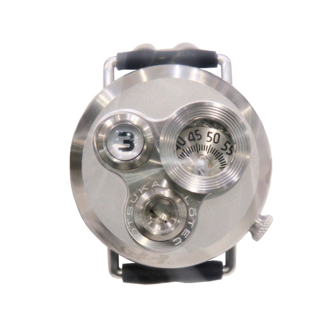 大塚ローテック 7.5号 腕時計 シルバー SS/カーフレザー 付属品完品 未