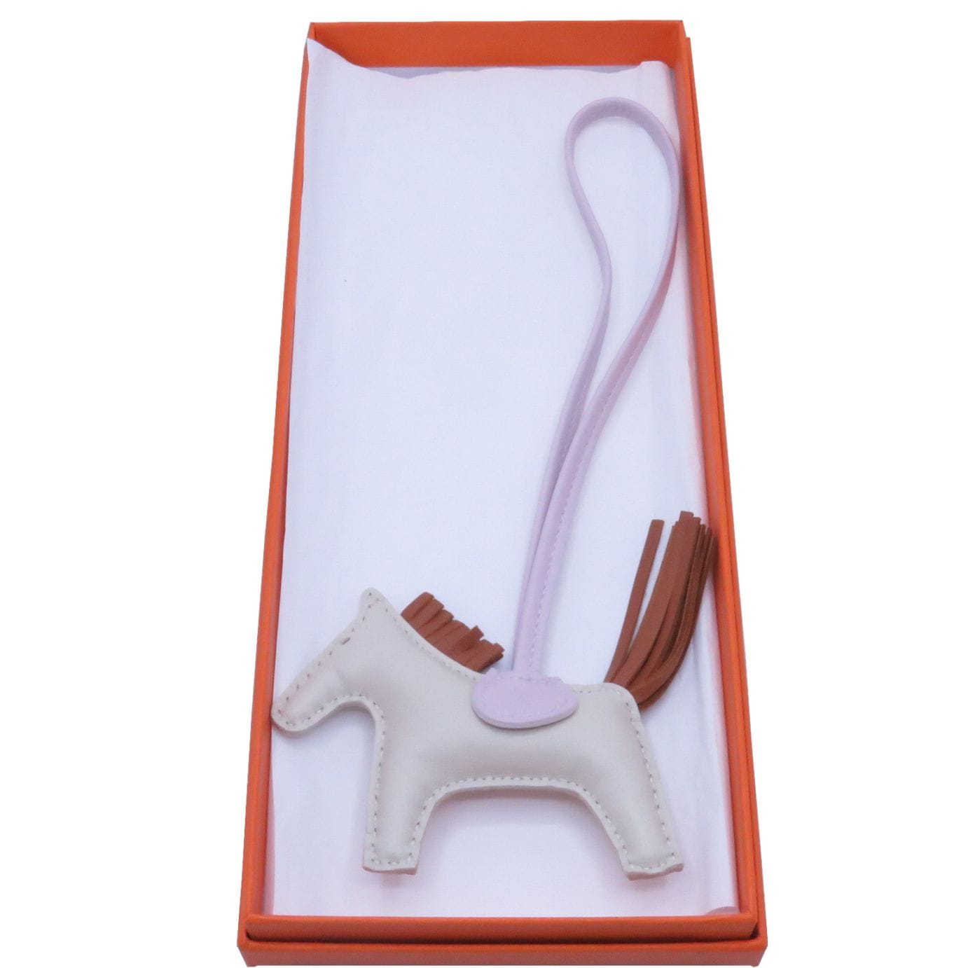 HERMES(エルメス)/ロデオPMチャーム/クレ/ゴールド/モーヴペール/U刻