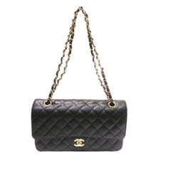 CHANEL (����ͥ�) ���饷�å��ϥ�ɥХå� A01112 �֥�å�(������ɶ��) ����ӥ������� ̤���� V147 ���Ź