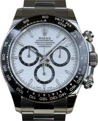 ROLEX (����å���) �����⥰��եǥ��ȥ� 126500LN �ۥ磻�� SS ̤���� ���ض�Ź ST-922