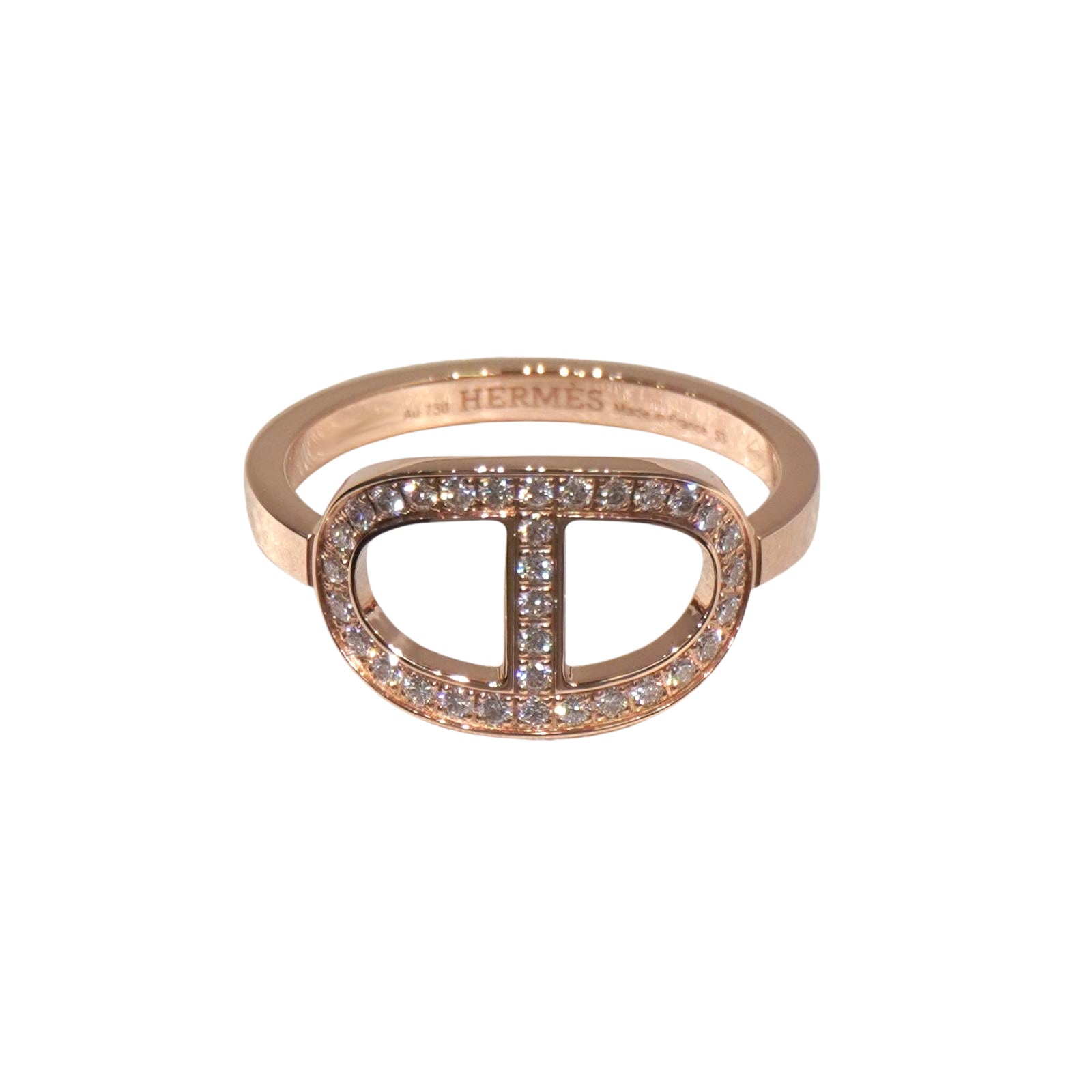 HERMES(エルメス) リング 《シェーヌ・ダンクル・コントゥール》 MM