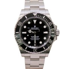 ROLEX (����å���) ���֥ޥ꡼�ʡ��Υ�ǥ��� �ӻ��� 124060 �֥�å� SS ���������� ��°�ʴ��� ��� Z-123 ���Ź