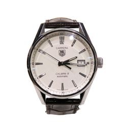 TAG HEUER (�����ۥ��䡼) ����� �����С�5 �ӻ��� WAR211B-4 �ۥ磻�� SS �쥶���٥�� ��°�ʴ��� ��� A-164 ���Ź
