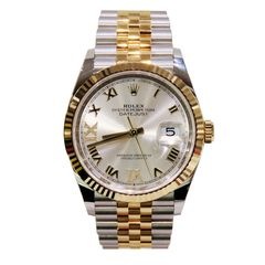 ROLEX (����å���) �ǥ��ȥ��㥹��36 �ӻ��� 126233 ����С������ޥ� ��/�������� SS/YG ����ӥ꡼ ���ΤΤ� ��� Z-186 ���Ź